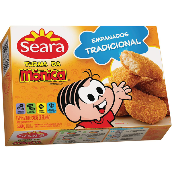 Empanado Seara 300g - Turma da Mônica - Tradicional