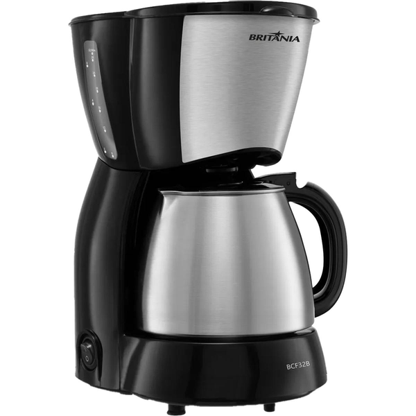 Cafeteira Britânia Bcf32b 127V - Preta com Inox