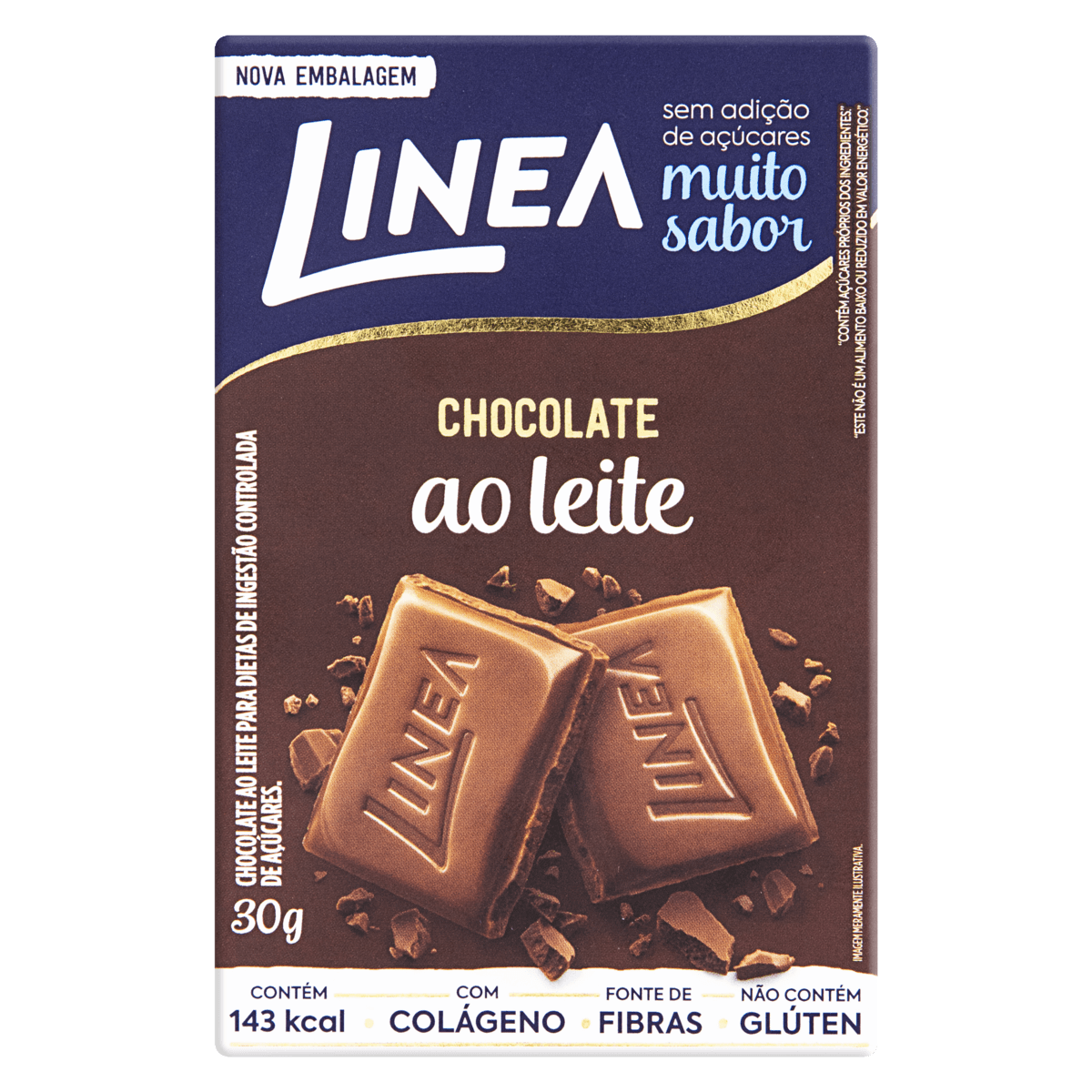 Chocolate ao Leite Linea Caixa 30g