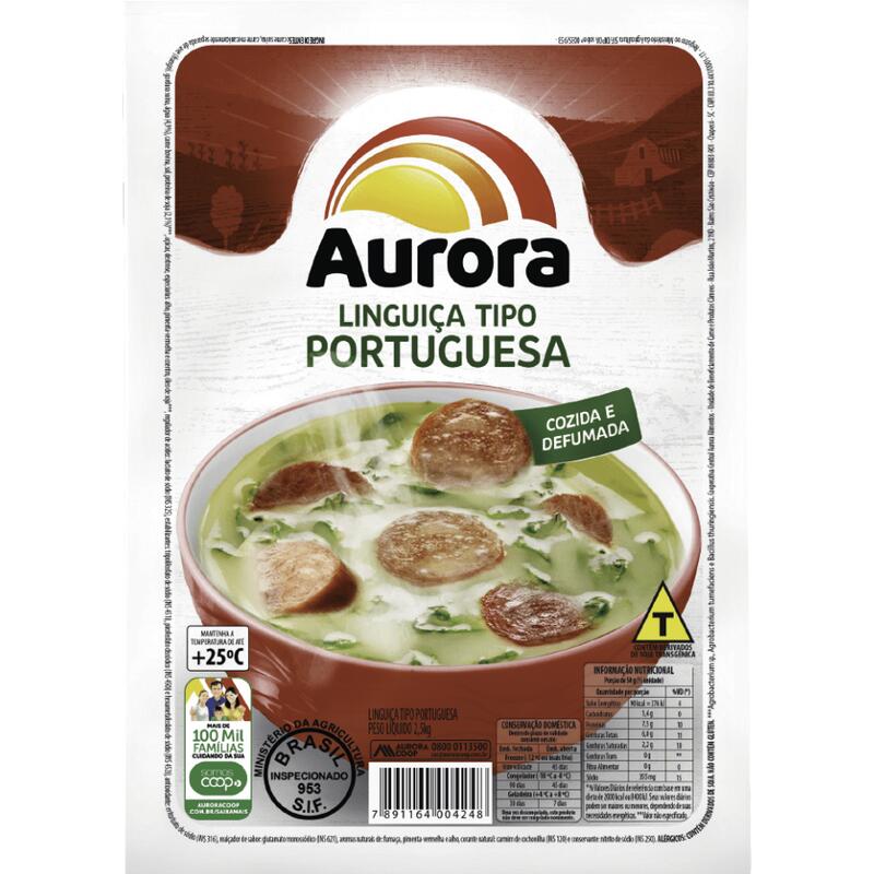 Linguiça Portuguesa Aurora 2,5kg