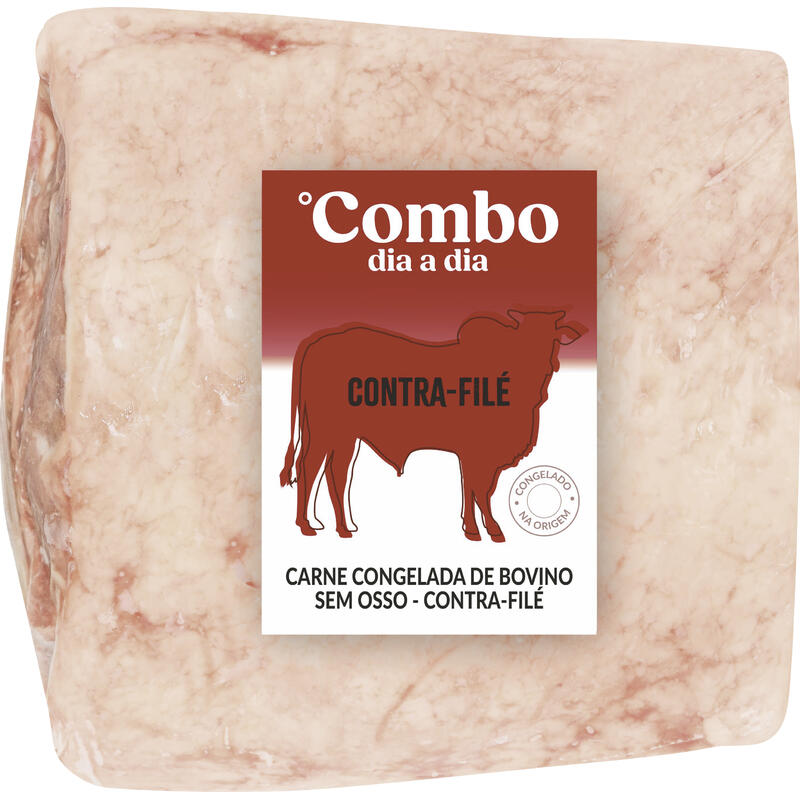 Carne Bovina Contrafilé Combo Cong Preço por quilo na peça