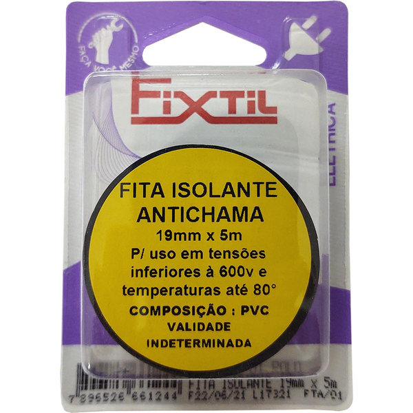 Fita Isolante Fixtil 5 Metros
