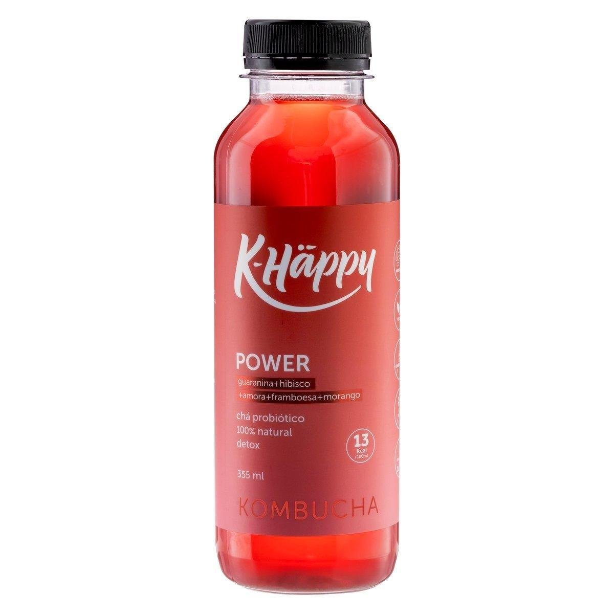 Chá Kombucha Power K-Häppy Garrafa 355ml
