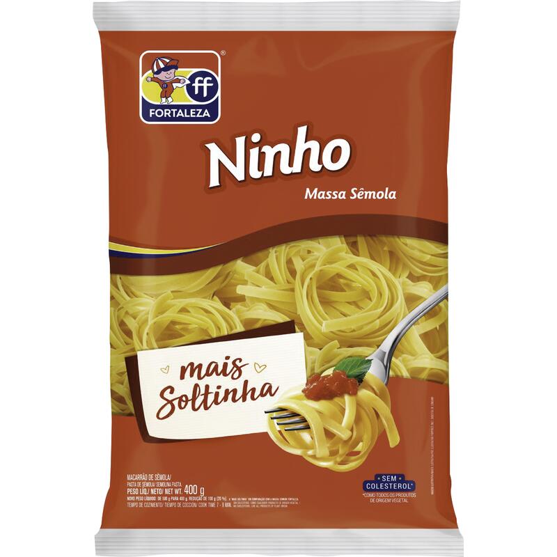 Macarrão de Sêmola Fortaleza Ninho 400g