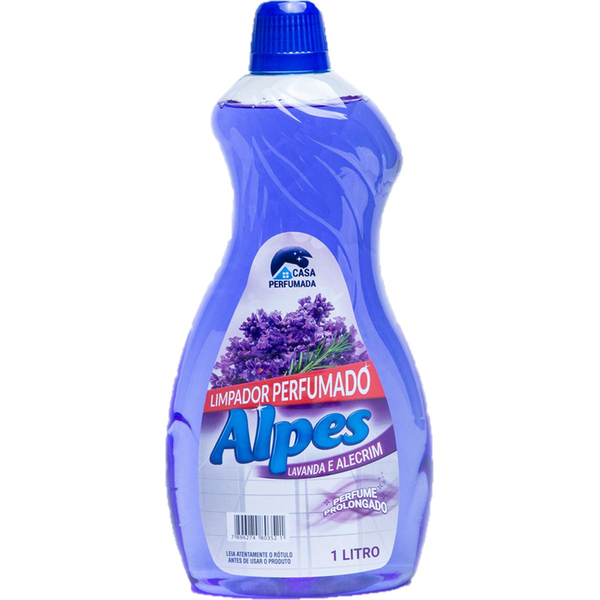 Limpador Perfumado Alpes 1 Litro - Lavanda e Alecrim