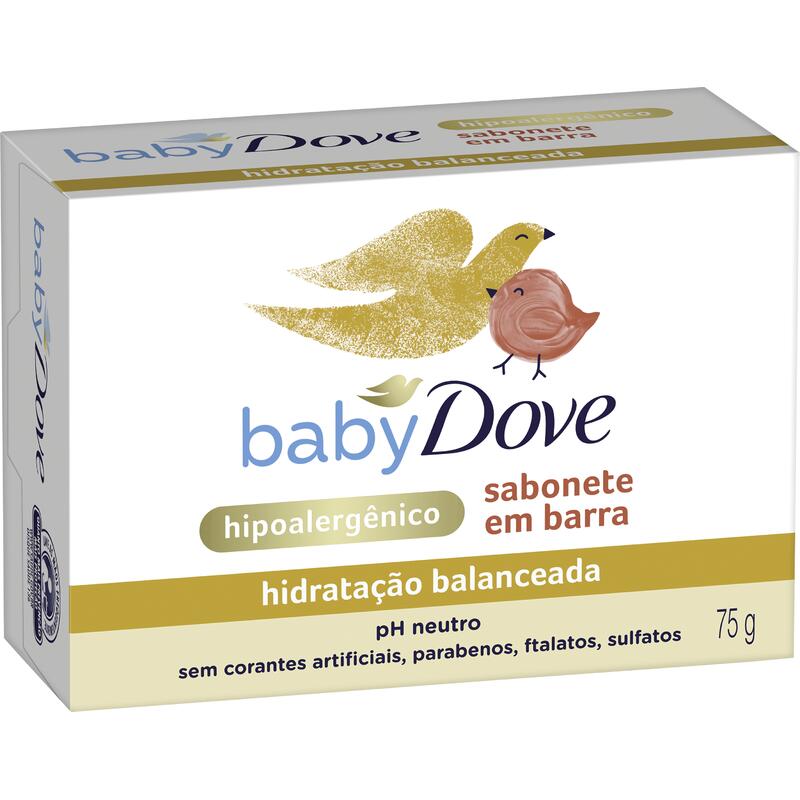Sabonete Barra Hidratação Balanceada Dove Baby 75g