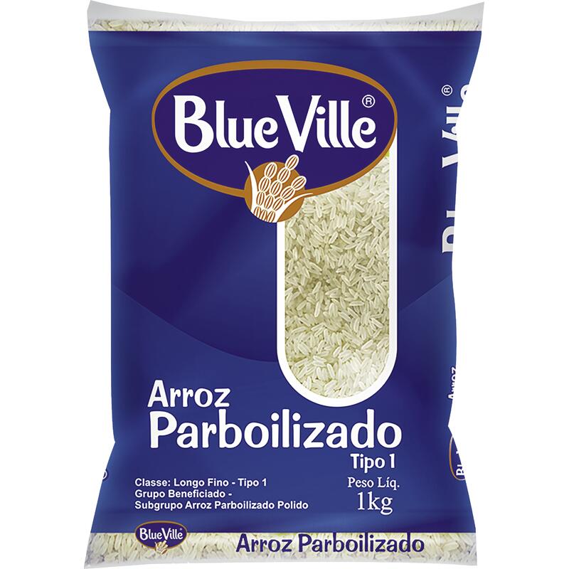 Arroz Blue Ville Parboilizado Tipo 1 1kg