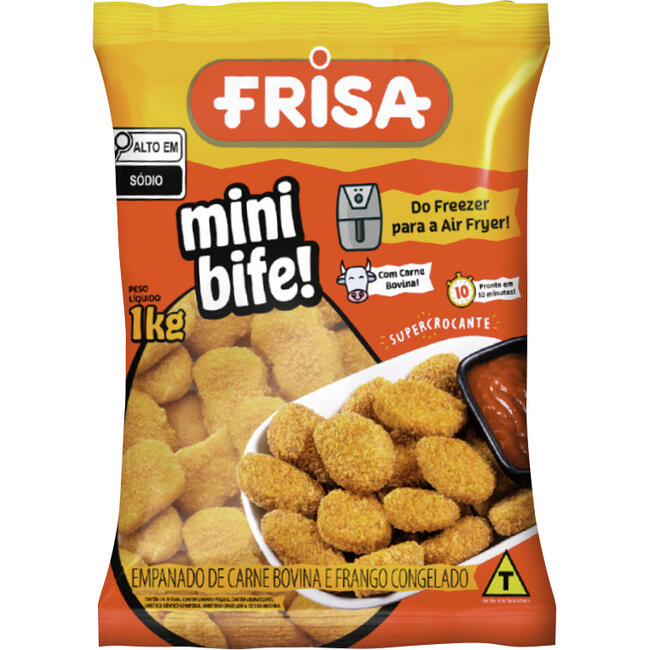 Empanado Frisa Mini Bife 1kg