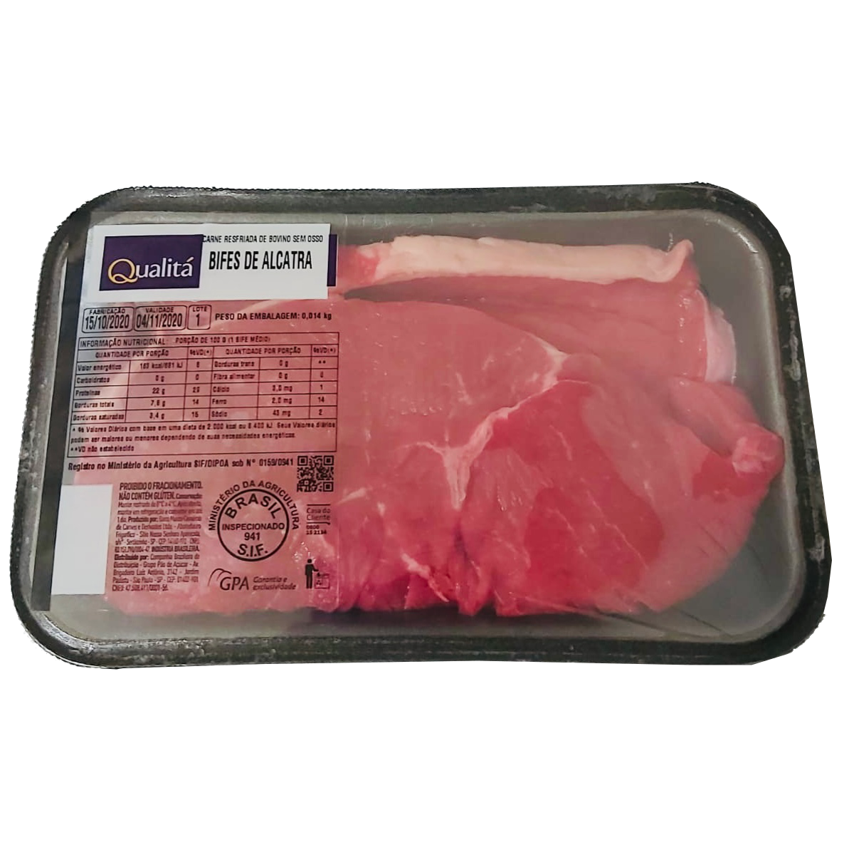 Bifes de Alcatra Fatiado ATP 500g