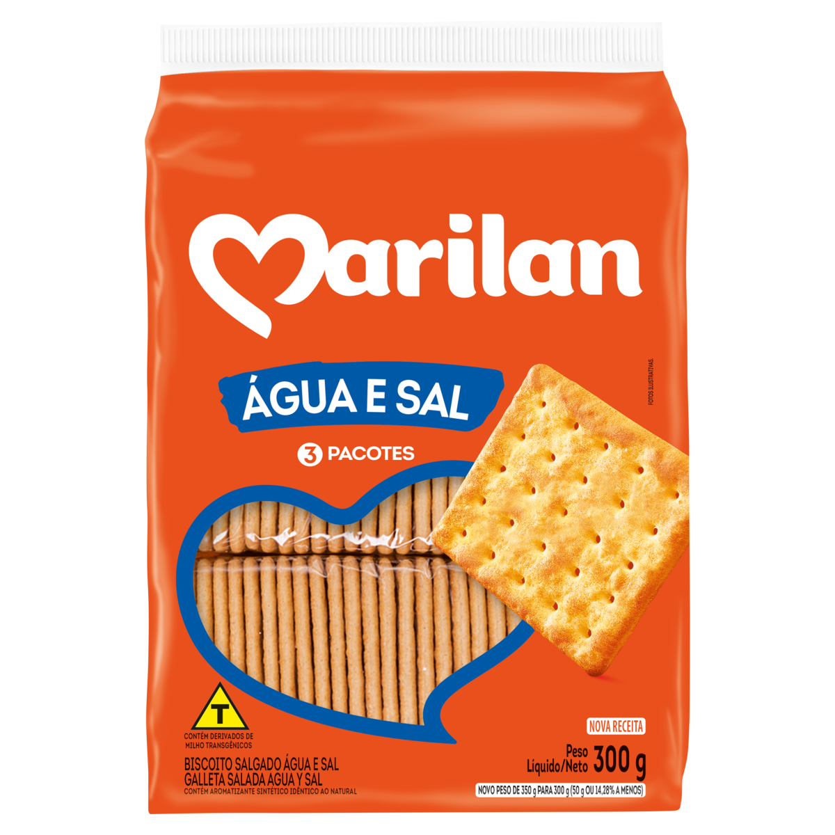 Biscoito Água e Sal Marilan 300g