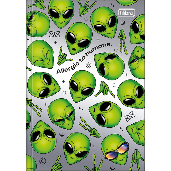 Caderno Brochura Tilibra 80 Folhas - 1/4 - Capa Dura - Orbit