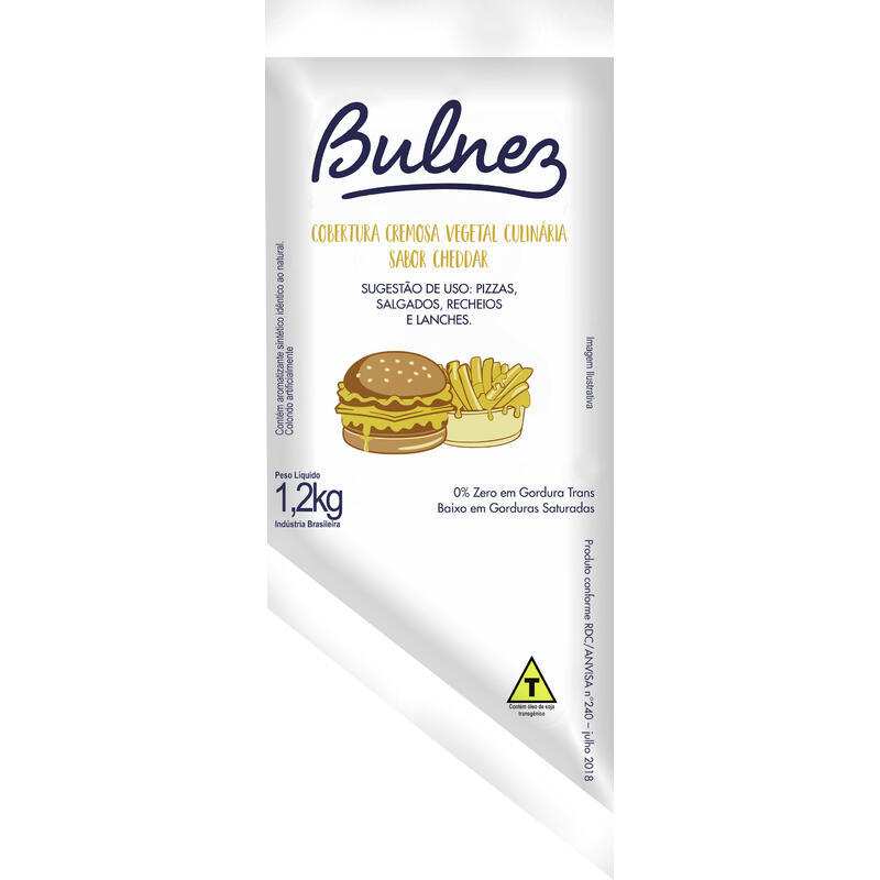 Cobertura Culinária Bulnez Sabor Cheddar 1,2kg