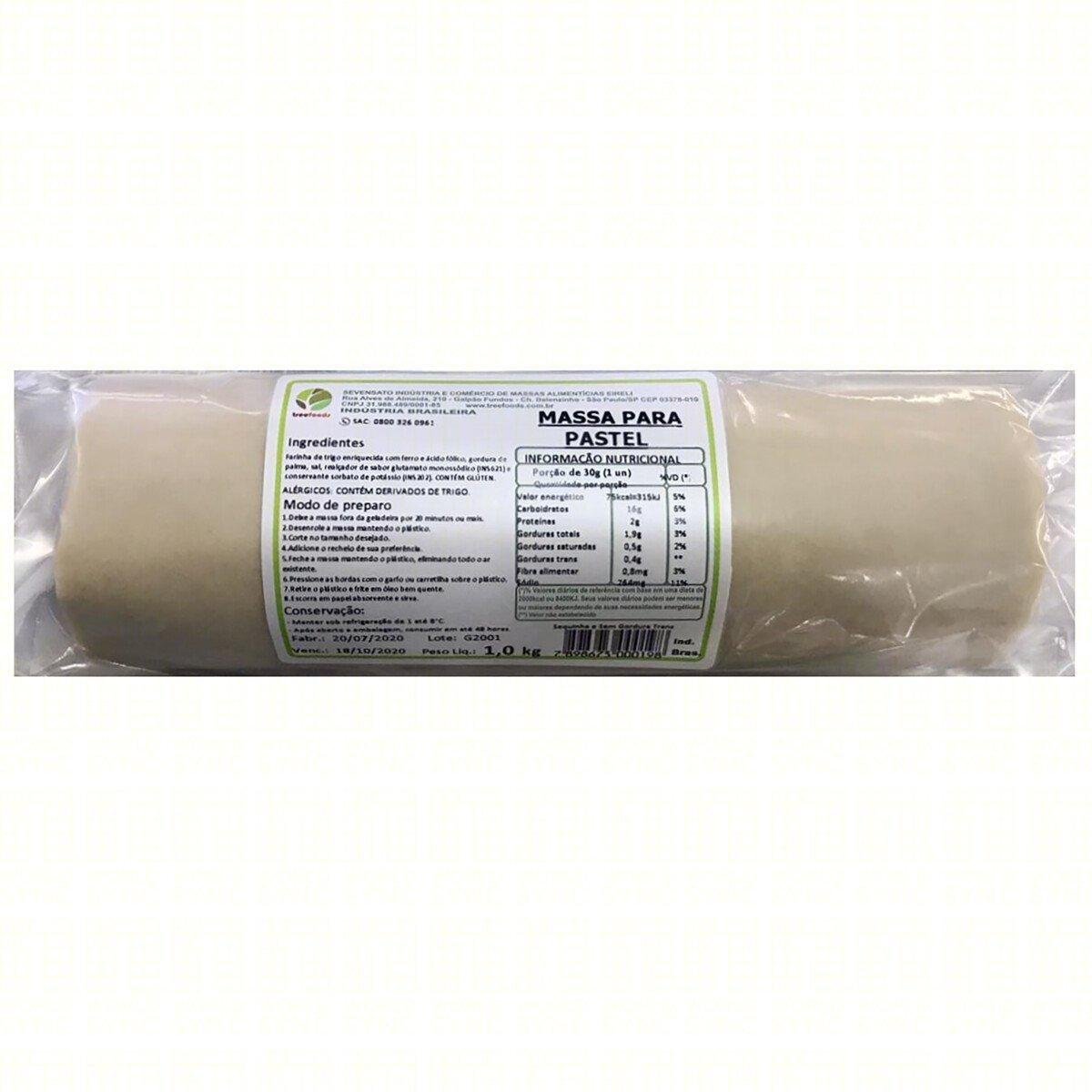 Massa para Pastel Rolo Tree Foods Pacote 1kg