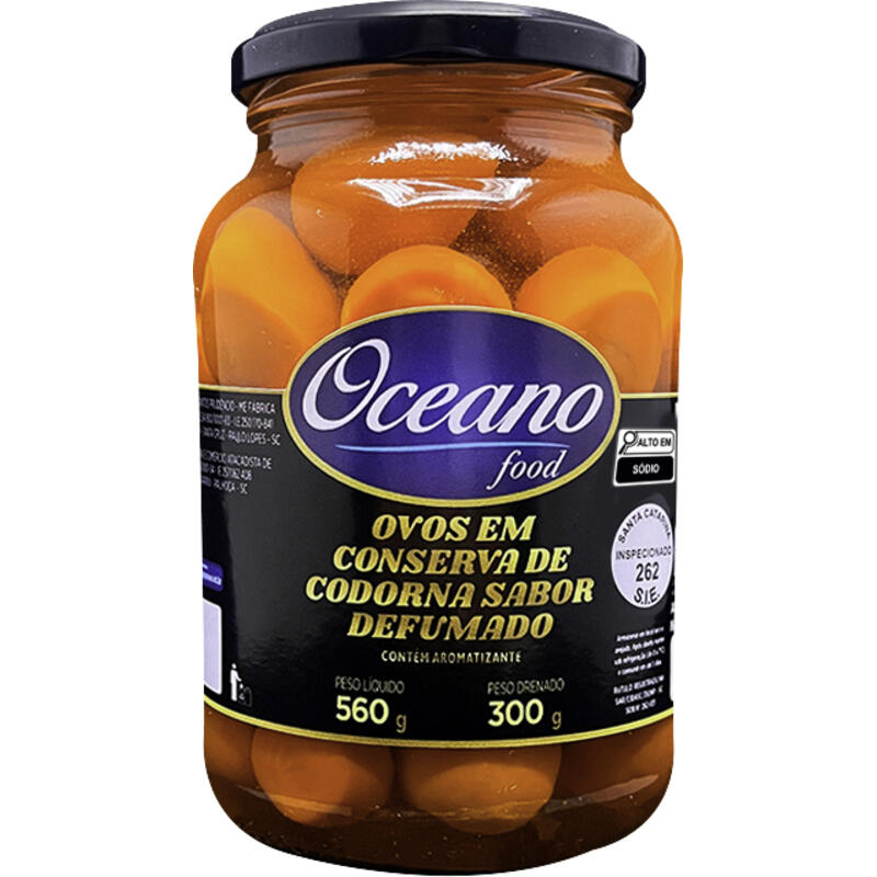 Ovo de Codorna Oceano Defumado 300g