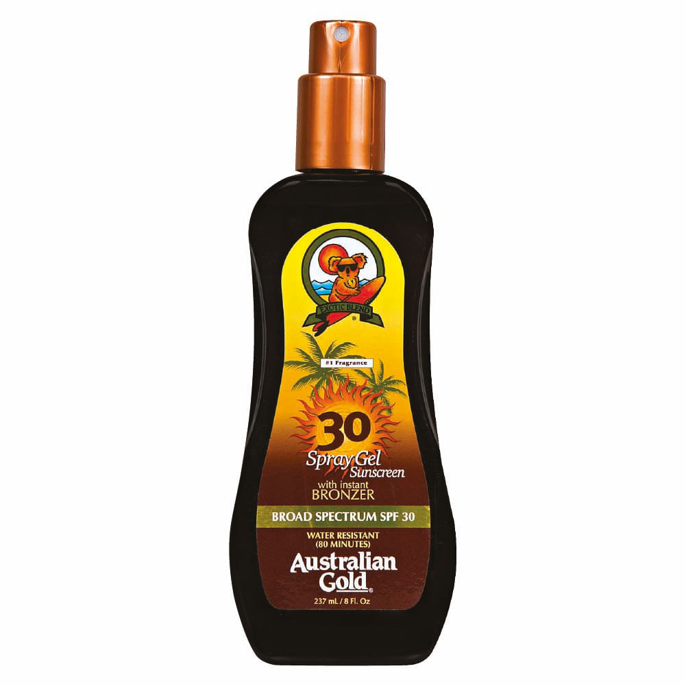 Loção Bronzeadora Australian Gold FPS30 Spray Gel 237g