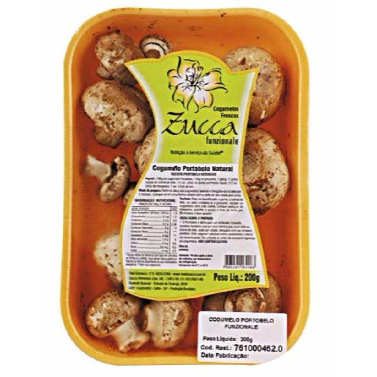 Cogumelo Portobelo Natural ZUCCA 200g