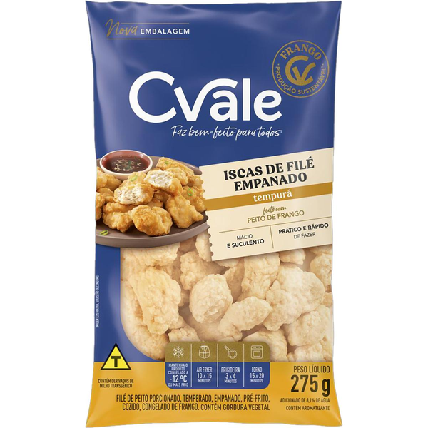 Empanado C.Vale 275g - Crocante