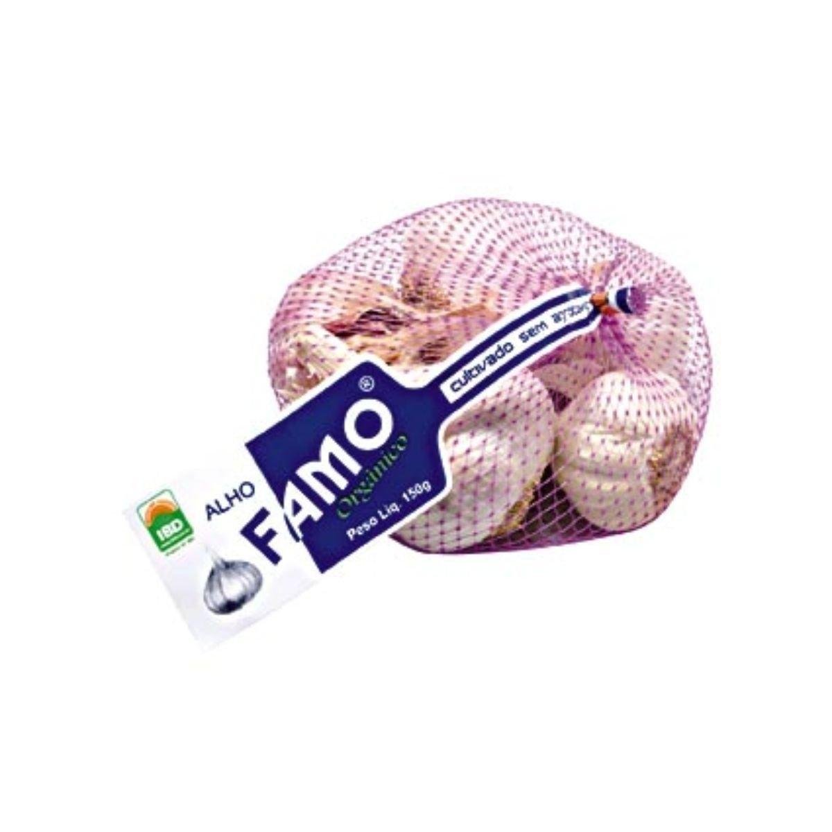 Alho Orgânico FAMO Pacote 150g