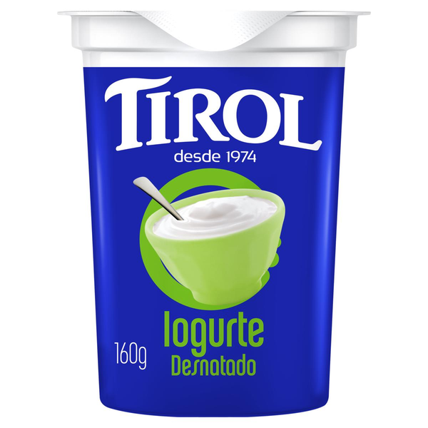 Iogurte TIROL Natural Desnatado 200g