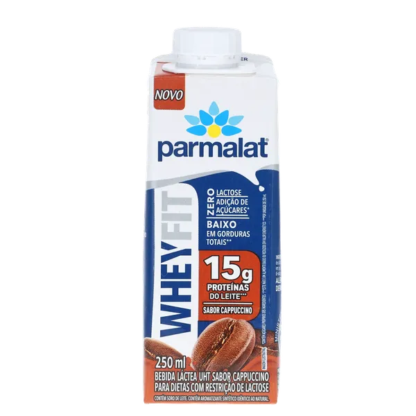 Bebida Láctea Proteica Parmalat 250ml - 15g de Proteína - Cappuccino