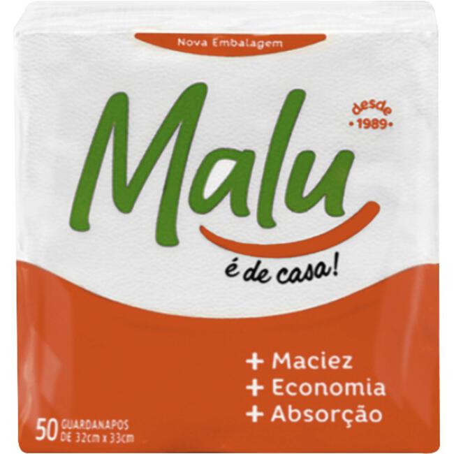 Guardanapo Malu 32x33cm 50 un