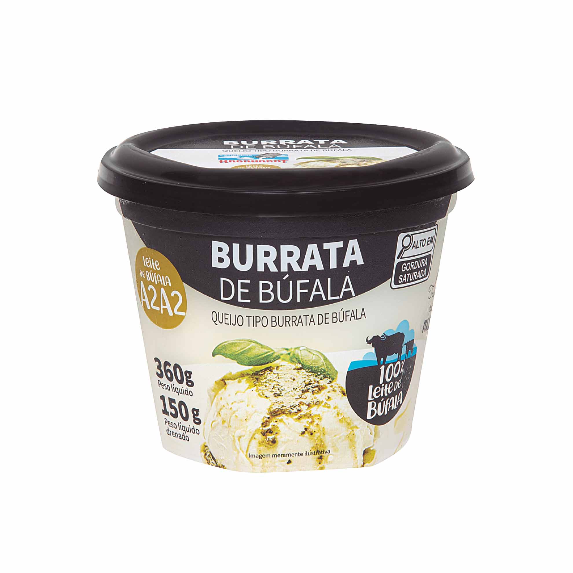 Queijo Burrata de Búfala Kronhardt 150g