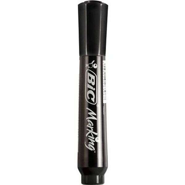 Marcador Permanente Bic Marking - Recarregável - Preto