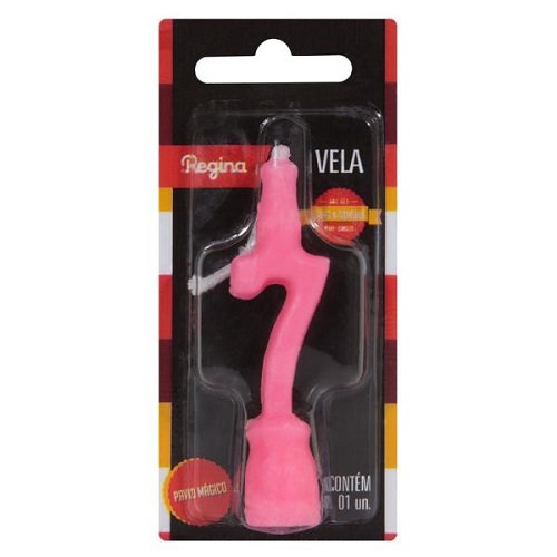 Vela Aniversario Rosa Regina Nº7