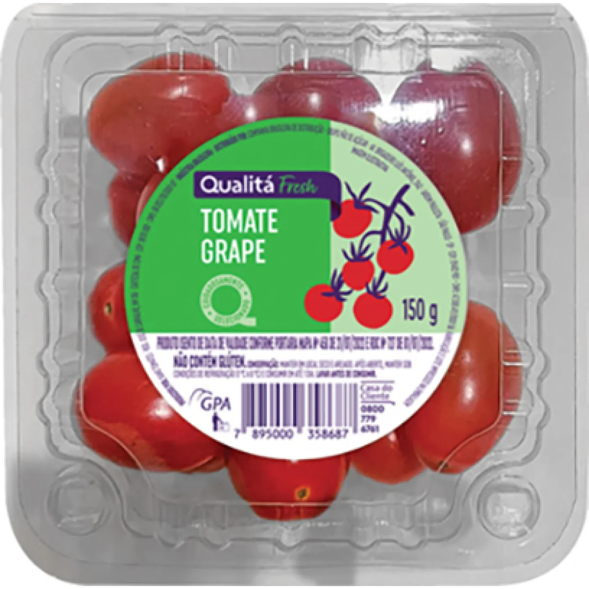 Tomate Grape Qualitá 150g