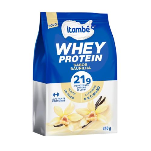 Suplemento Alimentar Whey Protein Baunilha Itambe 450g
