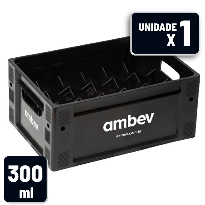 Garrafeira Bees Plástico Preto 1Un Para 24 Garrafas 300ml