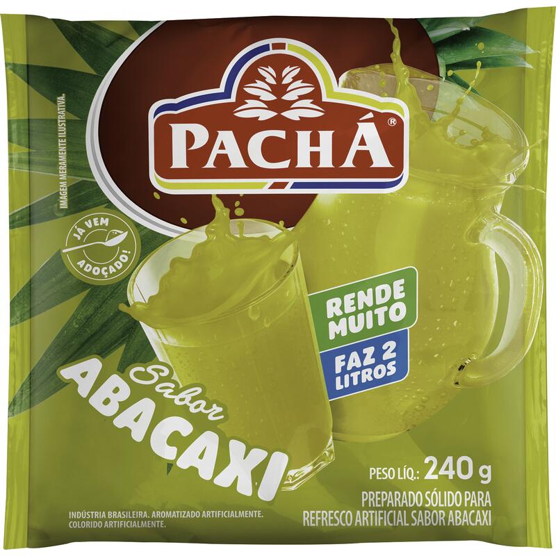 Refresco em Pó Pachá Abacaxi 240g