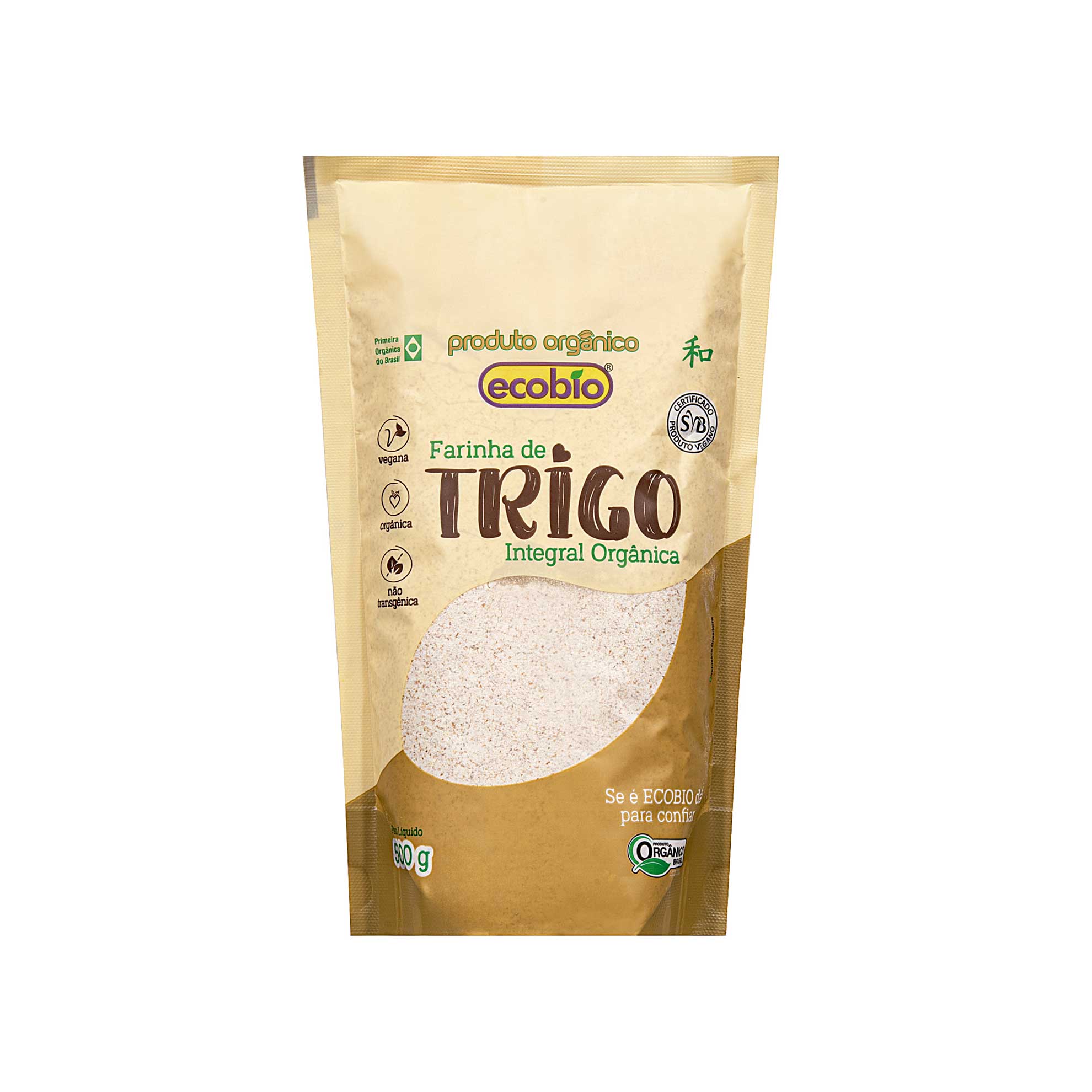 Farinha de Trigo Integral Orgânica Ecobio 500g
