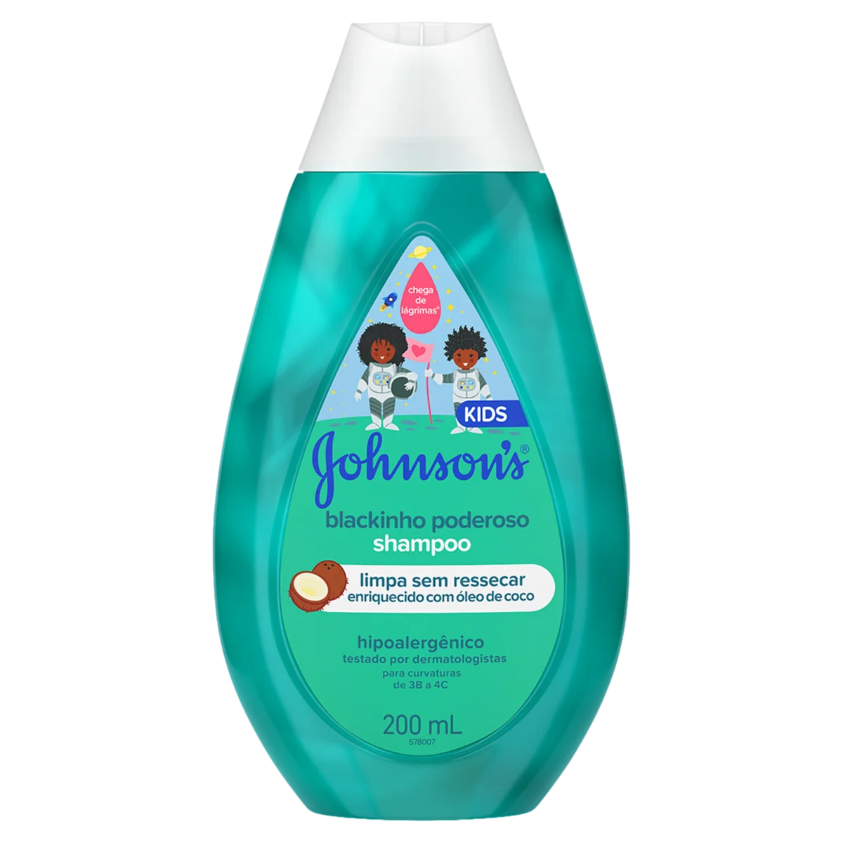 Shampoo Johnsons Kids Blackinho Poderoso Frasco 200ml