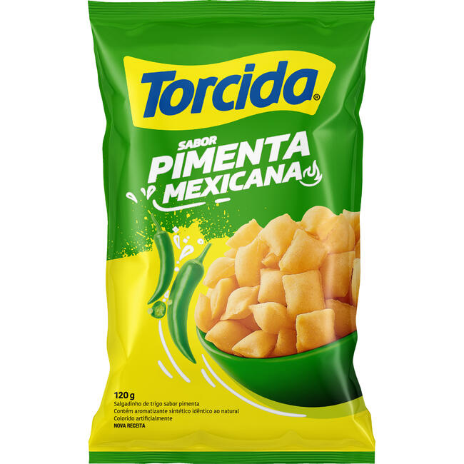 Salgadinho Lucky Torcida Pimenta mexicana 120g