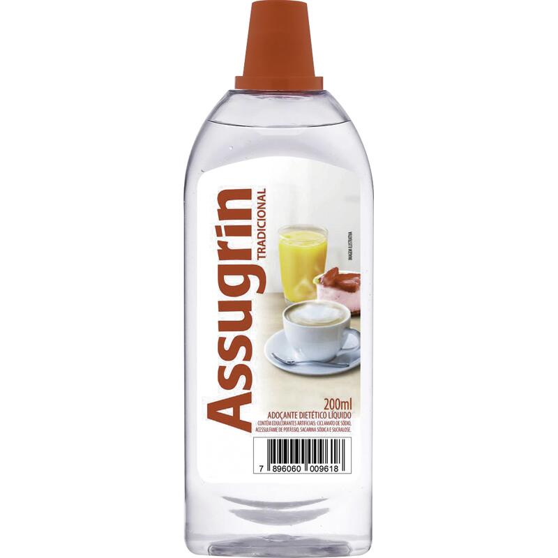 Adoçante Líquido Sacarina Assugrin 200ml