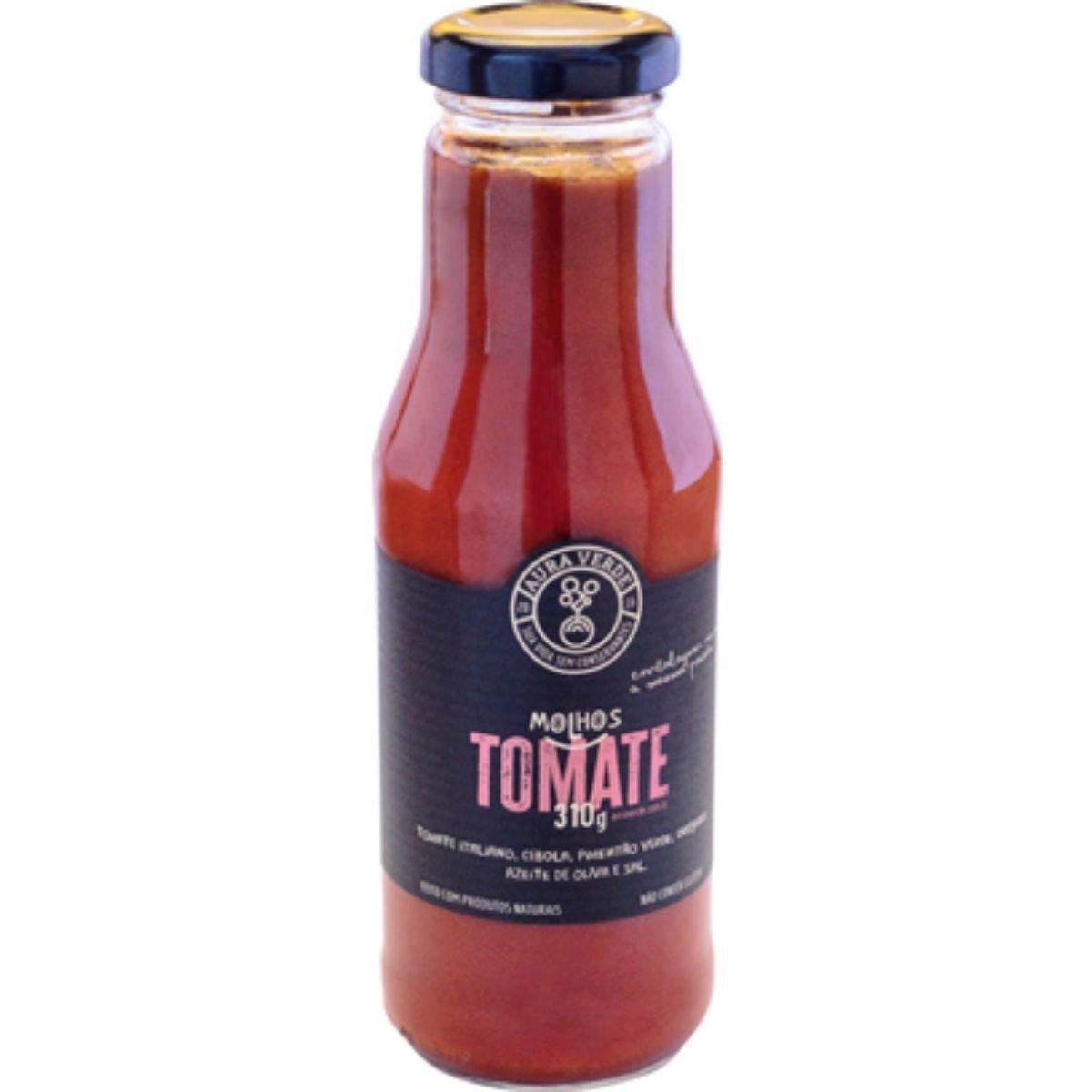 Molho de Tomate Temperado Aura Verde - Caras do Brasil 310g