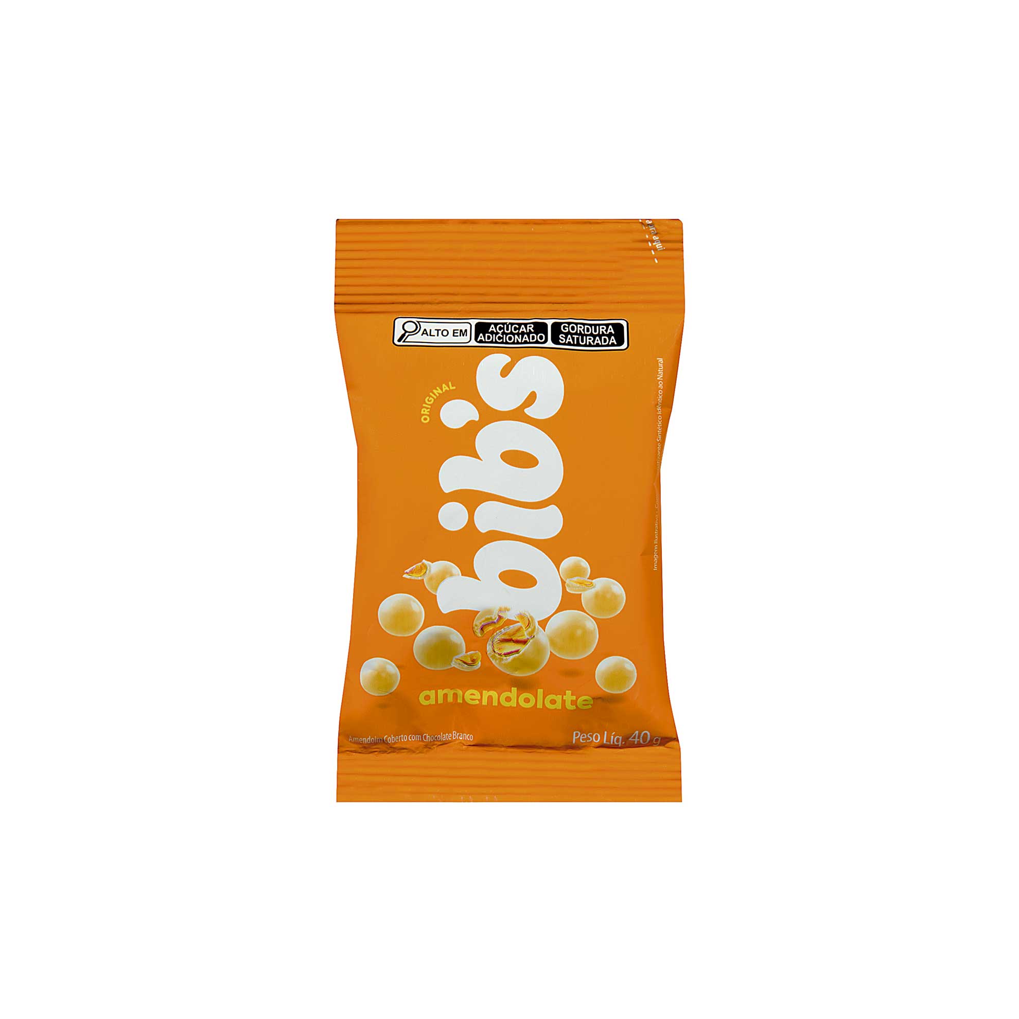 Amendoim Bib's Neugebauer Chocolate Branco Amendolate 40g