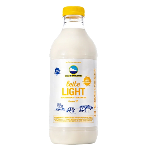 Leite Pasteurizado Serramar Semidesnatado Light 1L