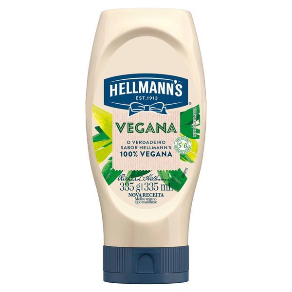 Molho Tipo Maionese HELLMANN'S Vegana 335g