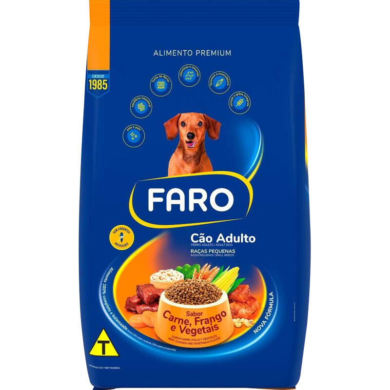 Alimento para Cães Adultos Faro Mix 10,1kg
