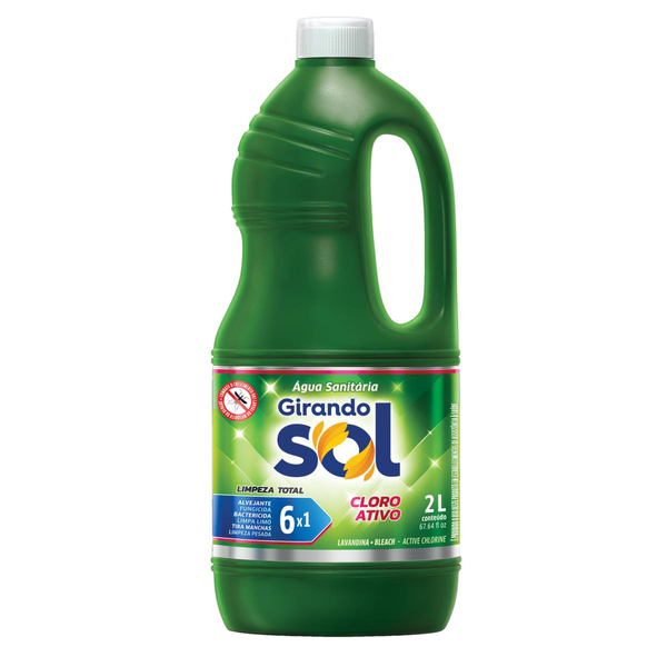 Água Sanitária Girando Sol Tira Limo Tradicional 2L
