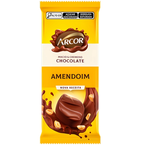 Chocolate Arcor Amendoim 80g