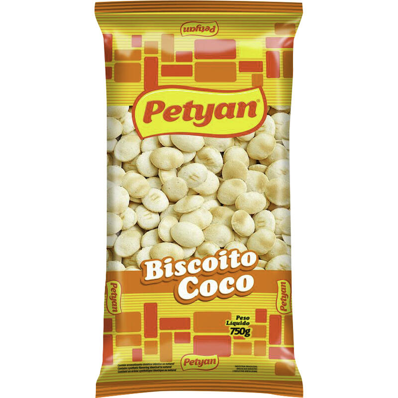 Biscoito Petyan Coco 750g