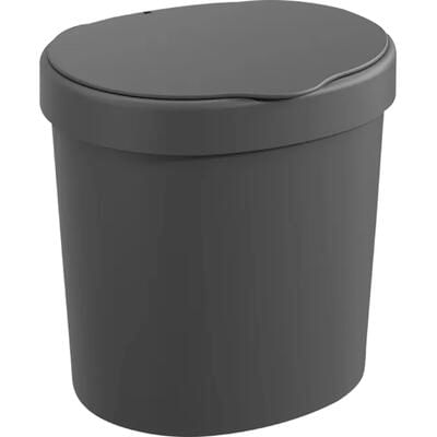 Lixeira Coza 2,5L Cinza un