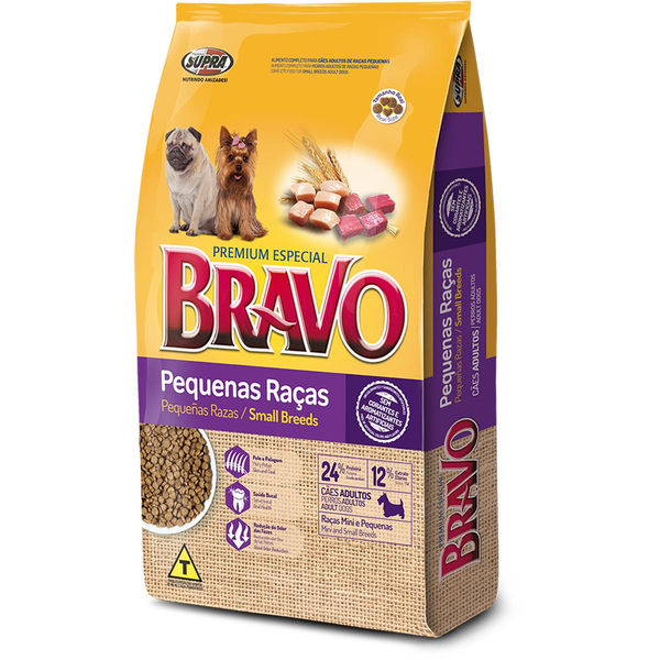 Ração Bravo 1kg - Raças Pequenas