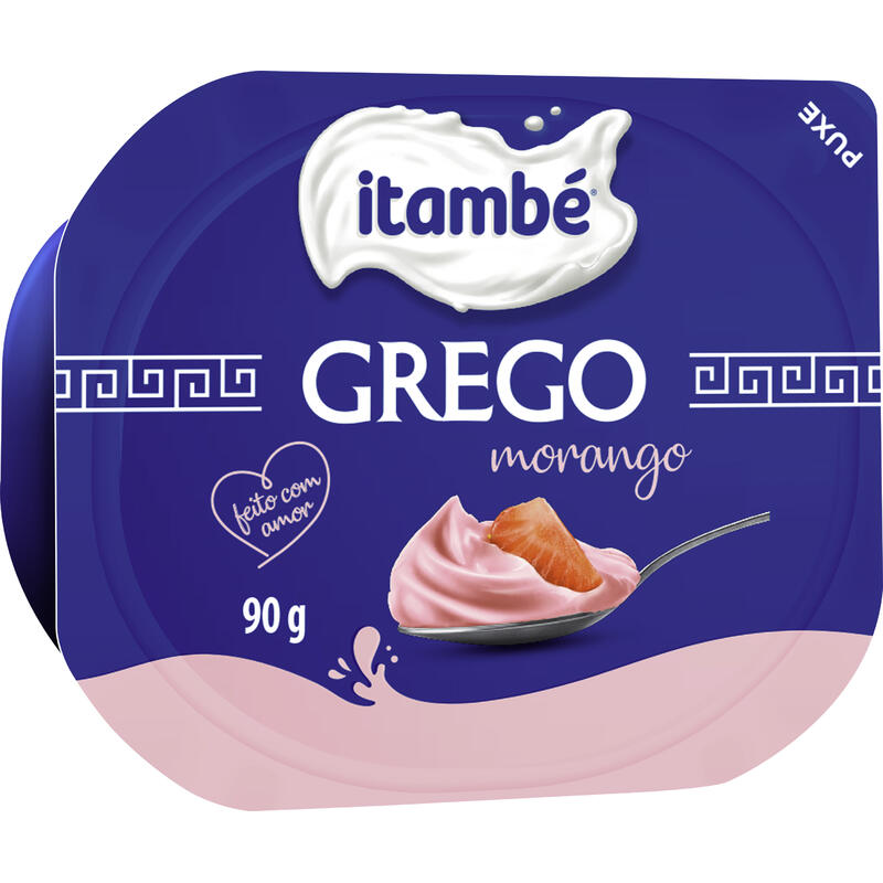 Iogurte Grego Itambé Morango 90g
