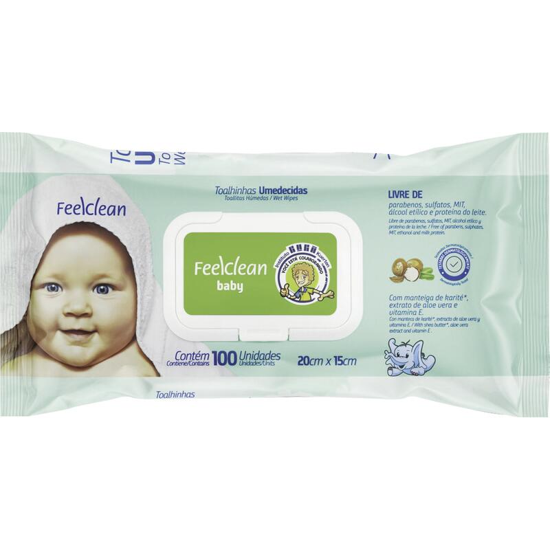 Toalha Umedecida Feelclean 100 un