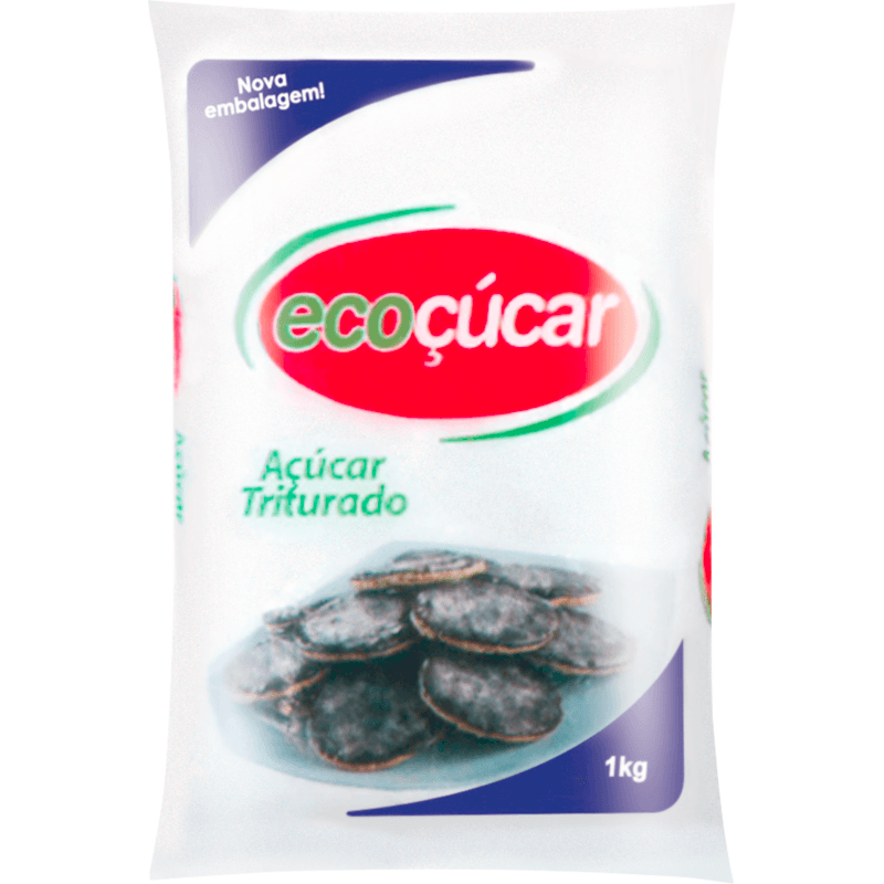 Açúcar Ecoçúcar Triturado 1kg