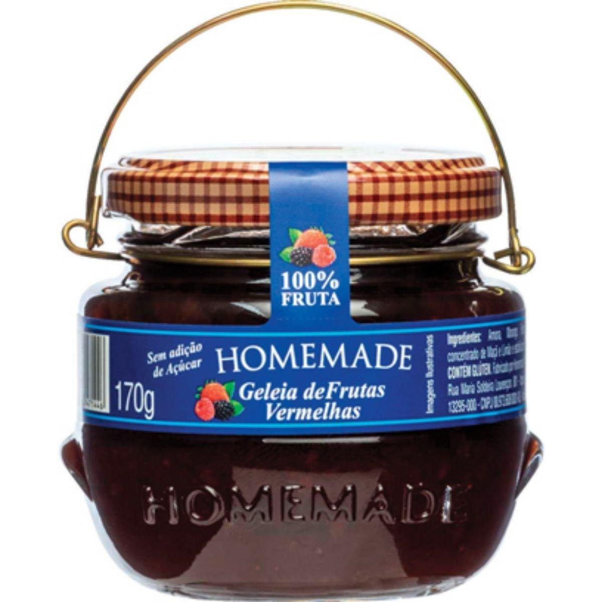 Geléia de Frutas Vermelhas Homemade 150g